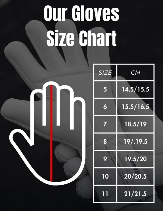 Guía de talles guantes